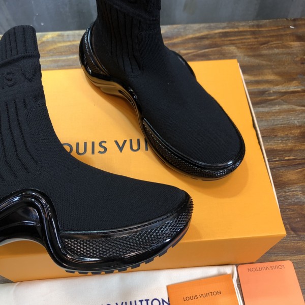 LOUIS VUITTON Archlight High Top Sneakers Black Women's