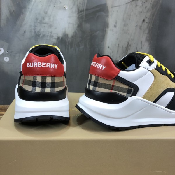 Burberry Panelled Low-Top Sneakers