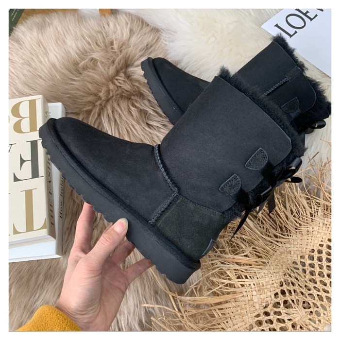 UGG Mini Bailey Bow II Black (Women's)