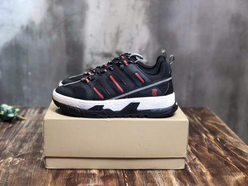 Burberry Mesh Nubuck Union Black Red