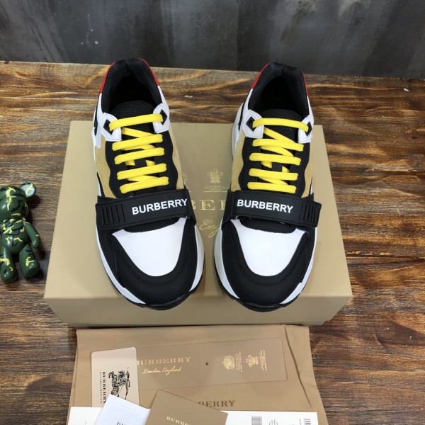 Burberry Panelled Low-Top Sneakers