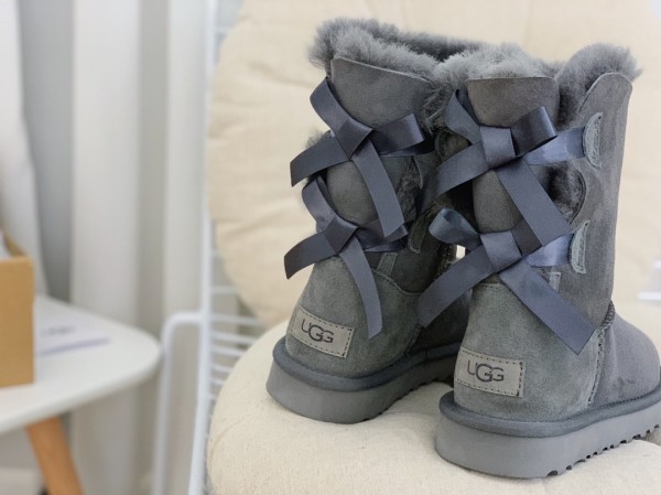UGG Bailey Bow II Boot Grey (Women's)