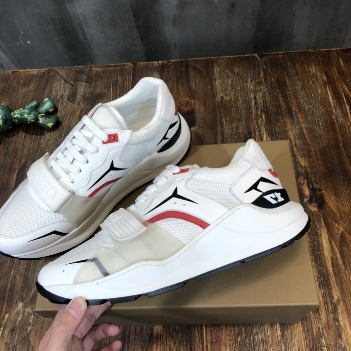 Burberry Ramsey Low-Top Casual Shoes White