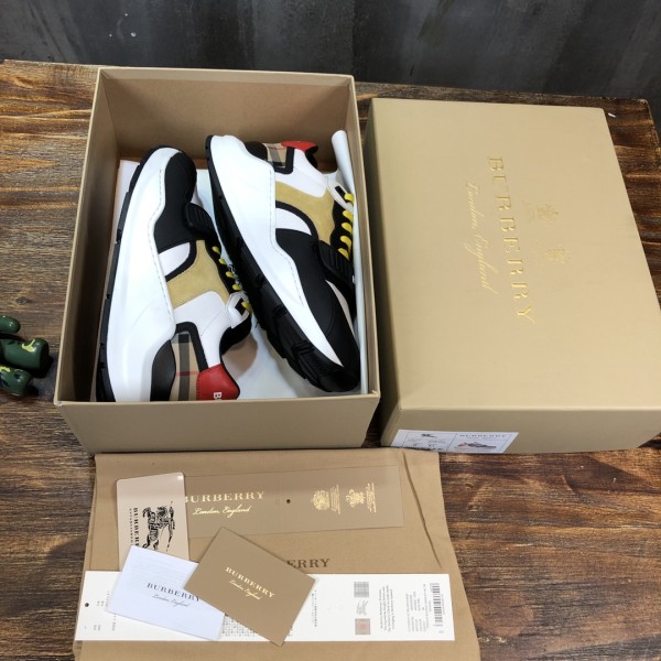 Burberry Panelled Low-Top Sneakers