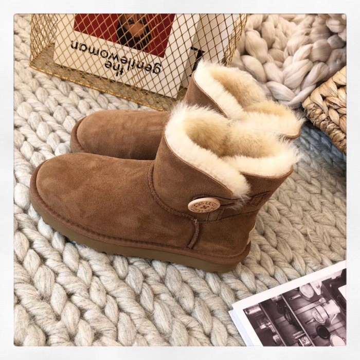 UGG Mini Bailey Button II Chestnut (Women's)