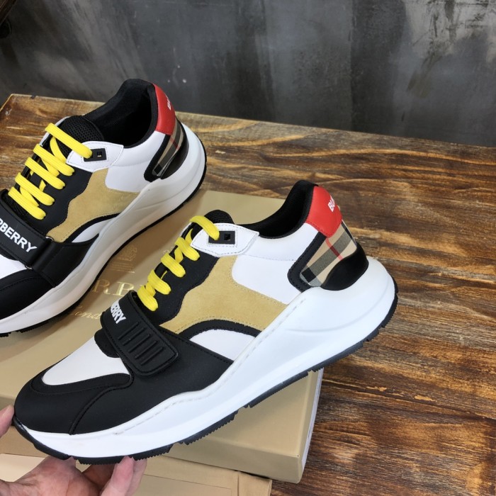 Burberry Panelled Low-Top Sneakers