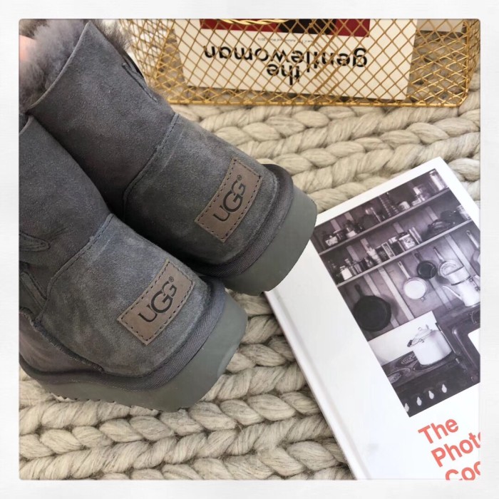 UGG Mini Bailey Button II Grey (Women's)