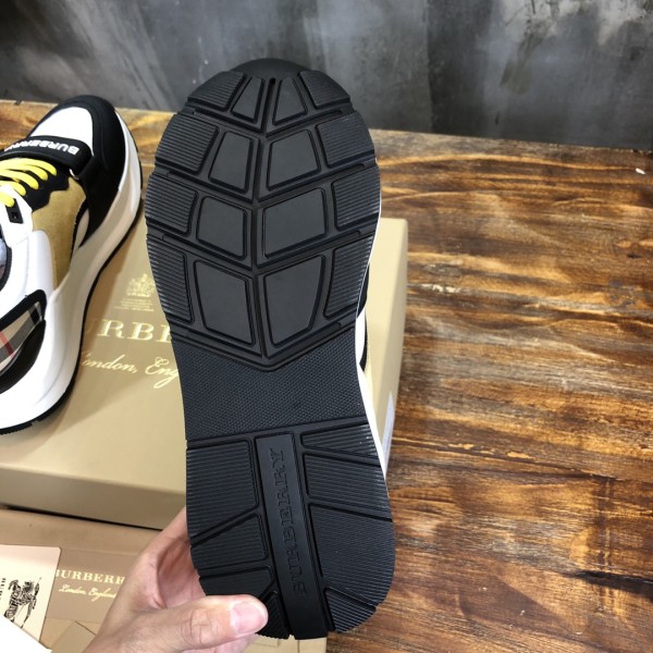 Burberry Panelled Low-Top Sneakers