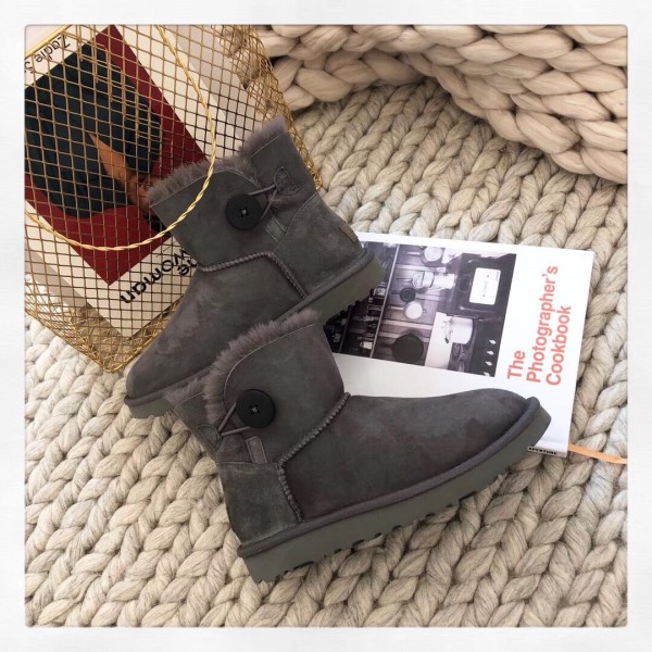 UGG Mini Bailey Button II Grey (Women's)