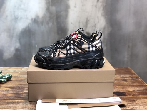 Burberry Arthur Low-Top Sports Casual Shoes Brown Black