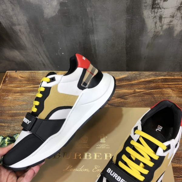 Burberry Panelled Low-Top Sneakers