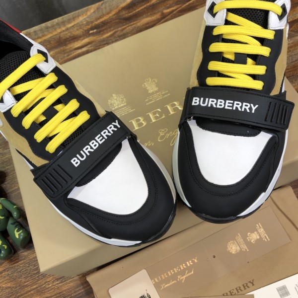 Burberry Panelled Low-Top Sneakers