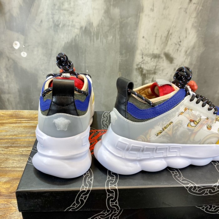 Versace Chain Reaction Multi-Color Rubber Suede