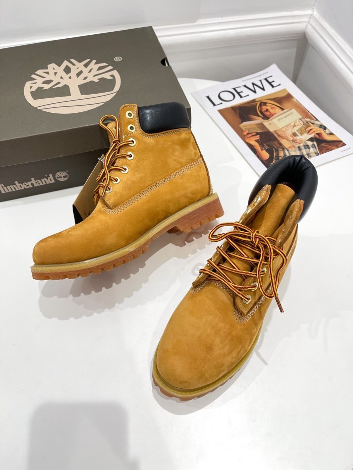 Timberland 6  Premium Waterproof Boots Wheat (Wide)