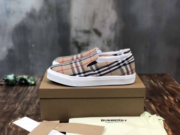 Burberry Slip On Check Print