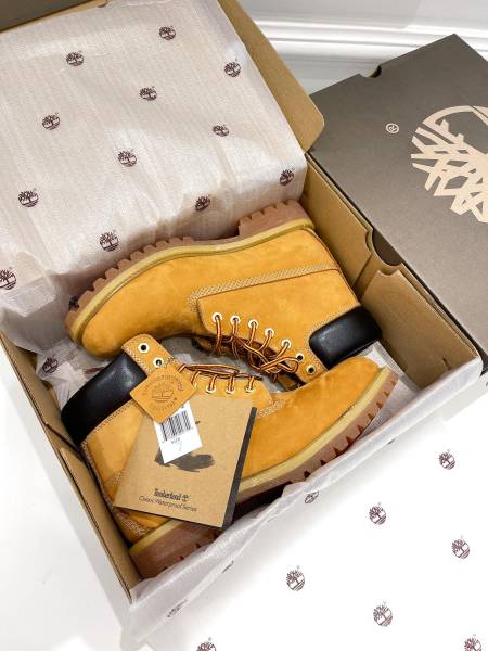 Timberland 6  Premium Waterproof Boots Wheat (Wide)