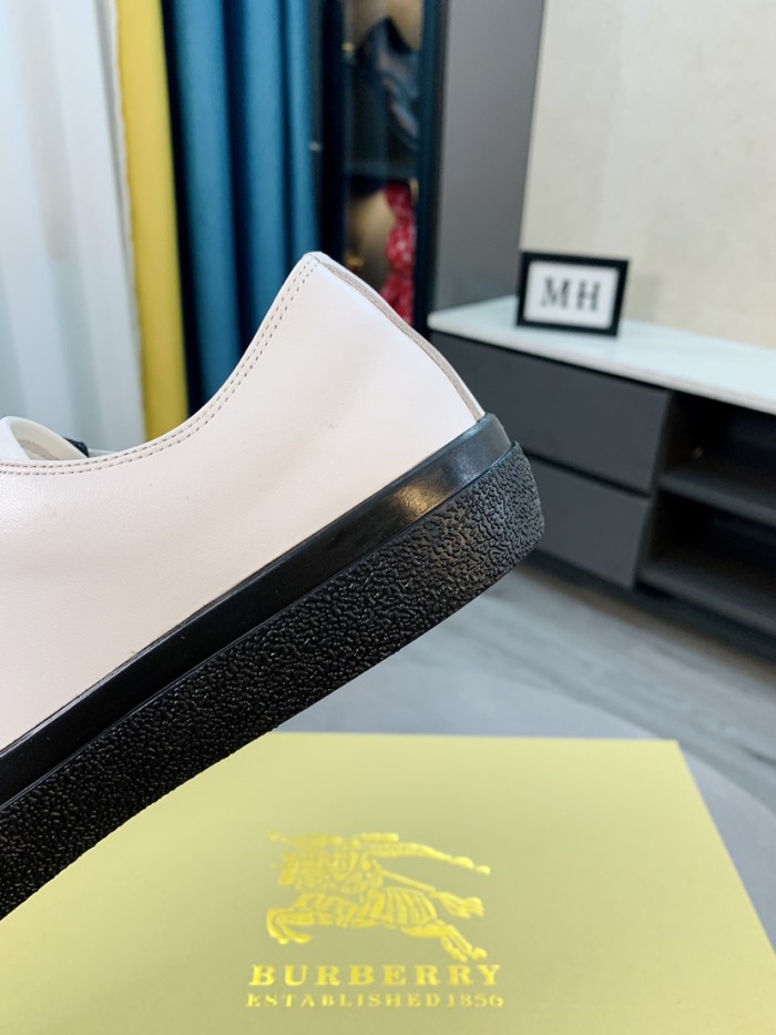 Burberry Logo Print Two-Tone White Black