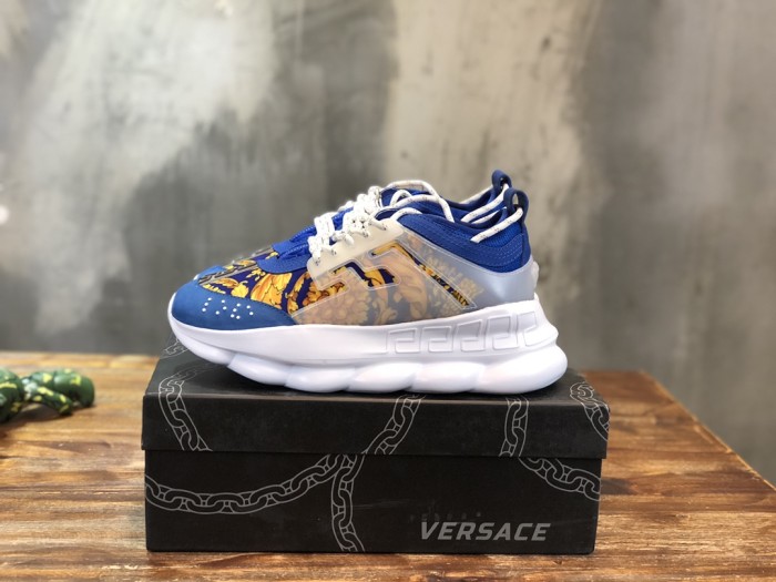 Versace Baroque Chain Reaction Bluette Gold