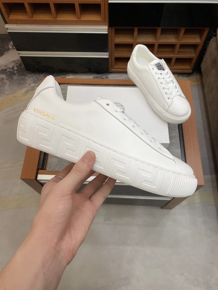 Versace Greca Low-Top White