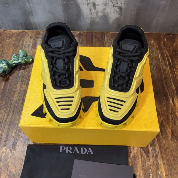 PRADA Cloudbust Thunder Casual Shoes Women's Low top Black/Yellow