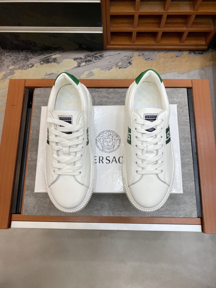VERSACE Greca Sneaker 'White Bright Green'