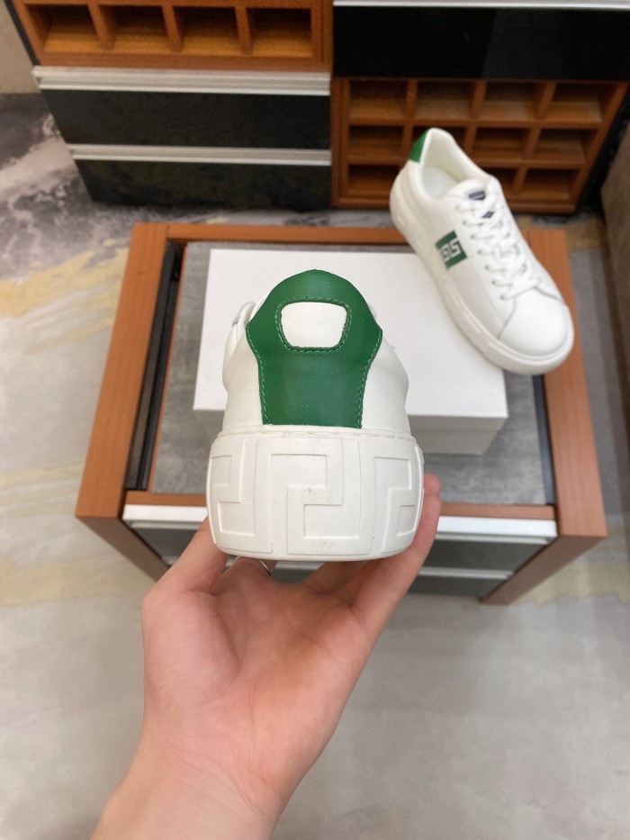 VERSACE Greca Sneaker 'White Bright Green'