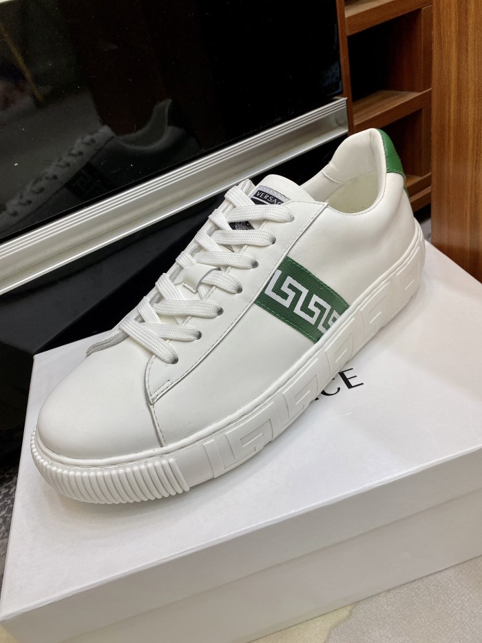 VERSACE Greca Sneaker 'White Bright Green'