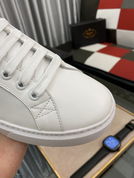 PRADA Low Top Skateboard Shoes Women's Pink White