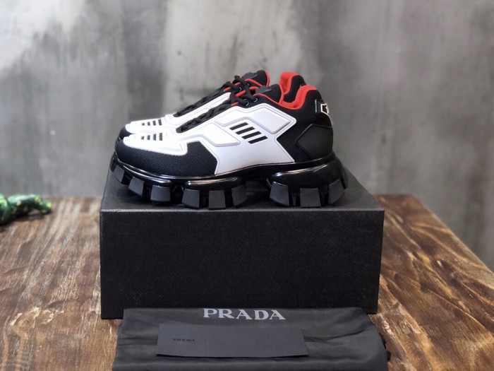 PRADA Cloudbust Thunder Sneakers White Black
