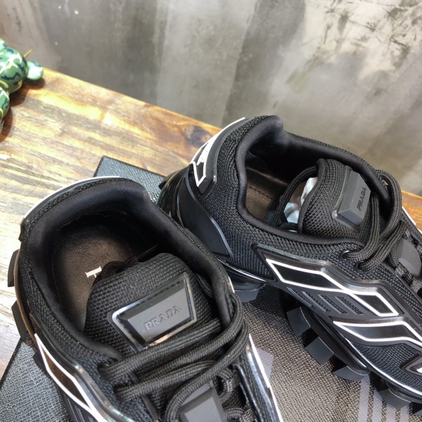 Prada Cloudbust Thunder Knit Black white