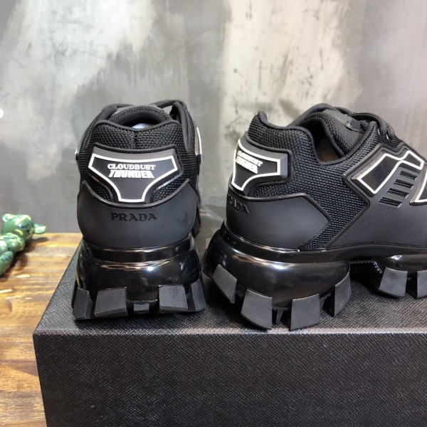 Prada Cloudbust Thunder Knit Black white