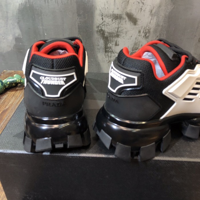 PRADA Cloudbust Thunder Sneakers White Black