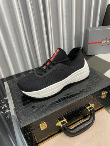 PRADA America's Cup Sneakers 'Black Neoprene'