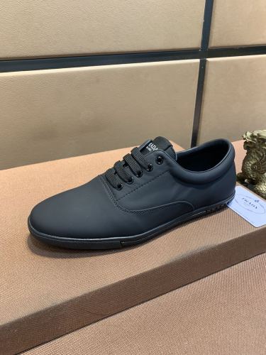 PRADA Skateboard Shoes Men's Black