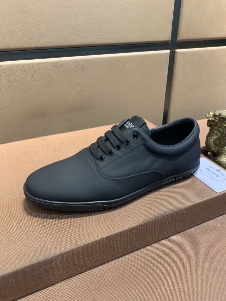 PRADA Skateboard Shoes Men's Black