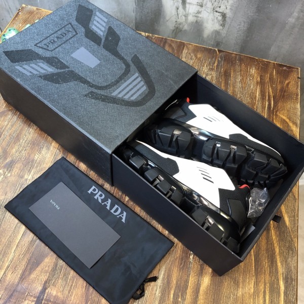 PRADA Cloudbust Thunder Sneakers White Black
