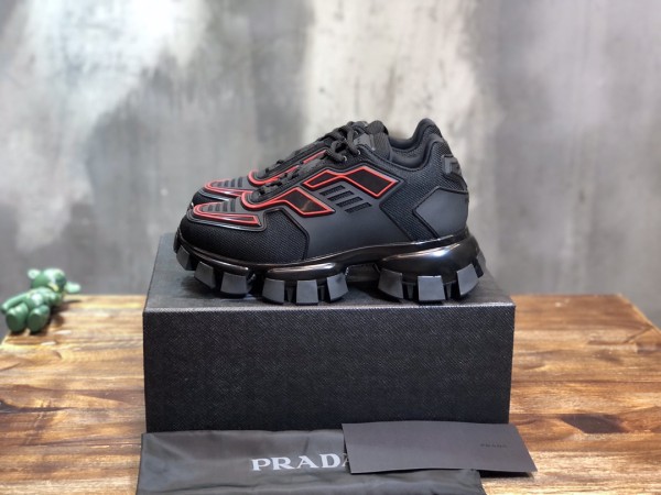 PRADA Cloudbust Thunder Knit 'Black Red'
