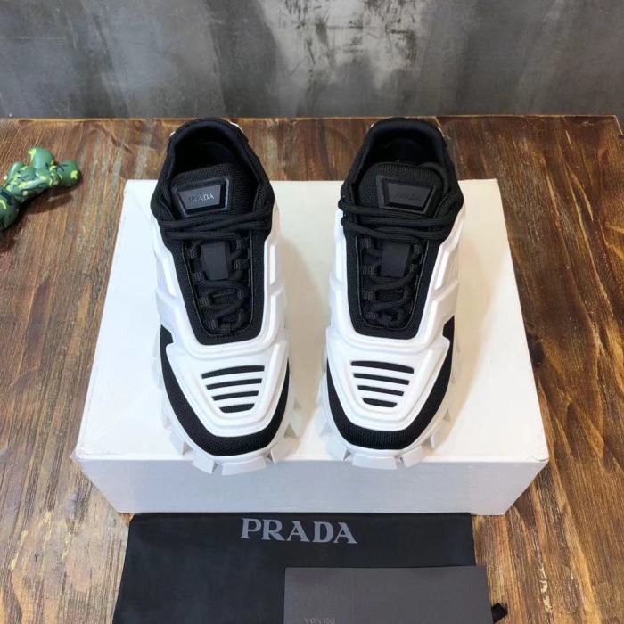 PRADA Cloudbust Thunder Low Top Casual Shoes Women's Black White