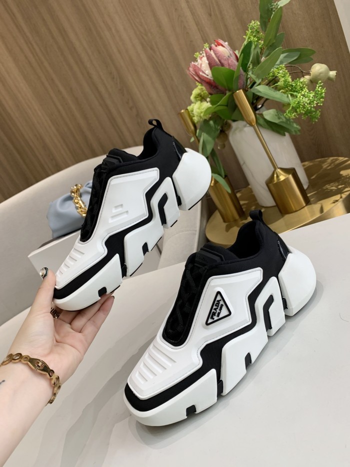 PRADA Low Top Casual Shoes Men's White