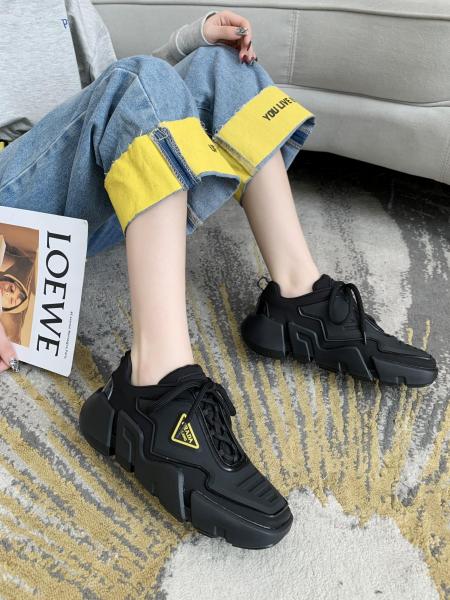 PRADA Low-Top Sports Casual Shoes Men's Black