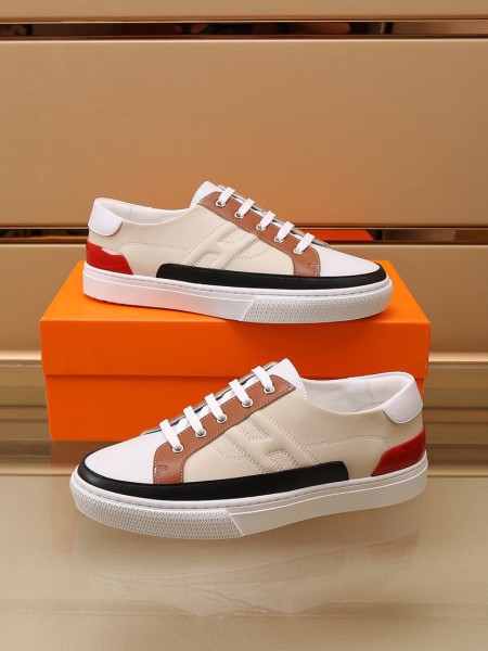 HERMES Deep Low Top Stylish Skateboarding Shoes Men's Multicolor