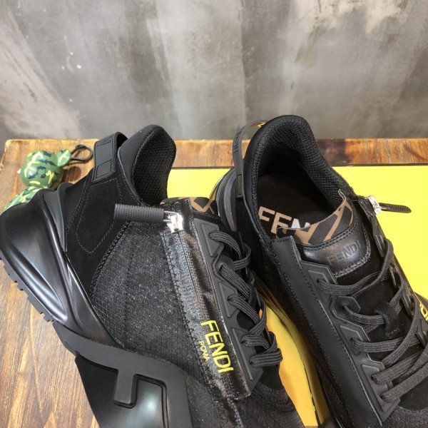 FENDI Nylon Low Top Black