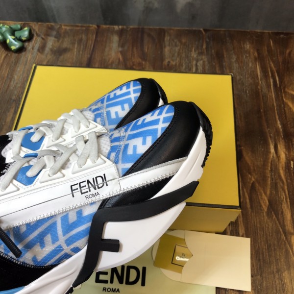 FENDI Flow FF Motif Slip-On 'Blue'