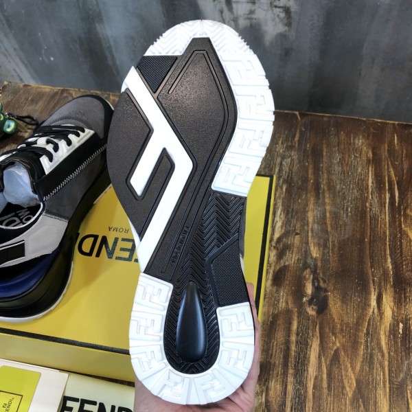 FENDI Flow Slip-On 'Grey Black Blue'