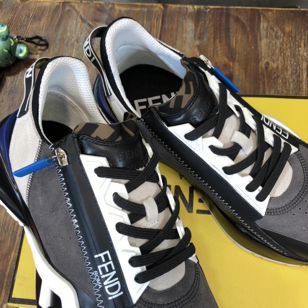 FENDI Flow Slip-On 'Grey Black Blue'