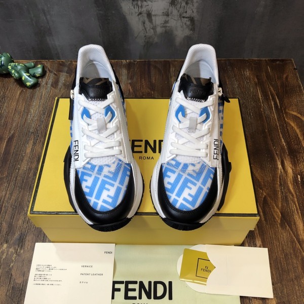 FENDI Flow FF Motif Slip-On 'Blue'