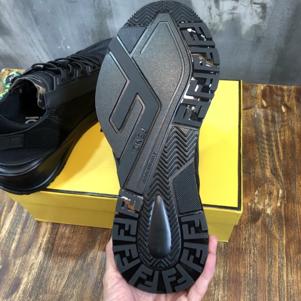 FENDI Nylon Low Top Black