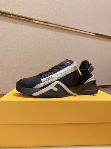 FENDI Flow Lace Up Sneakers