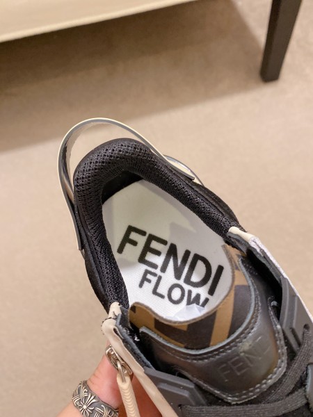FENDI Flow Lace Up Sneakers