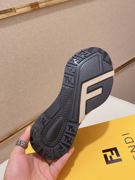 FENDI Flow Lace Up Sneakers